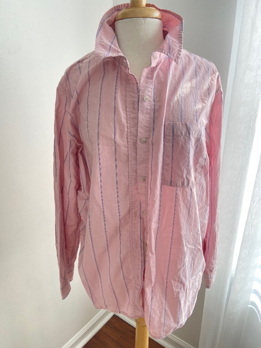 Pink Cotton Button down - XL